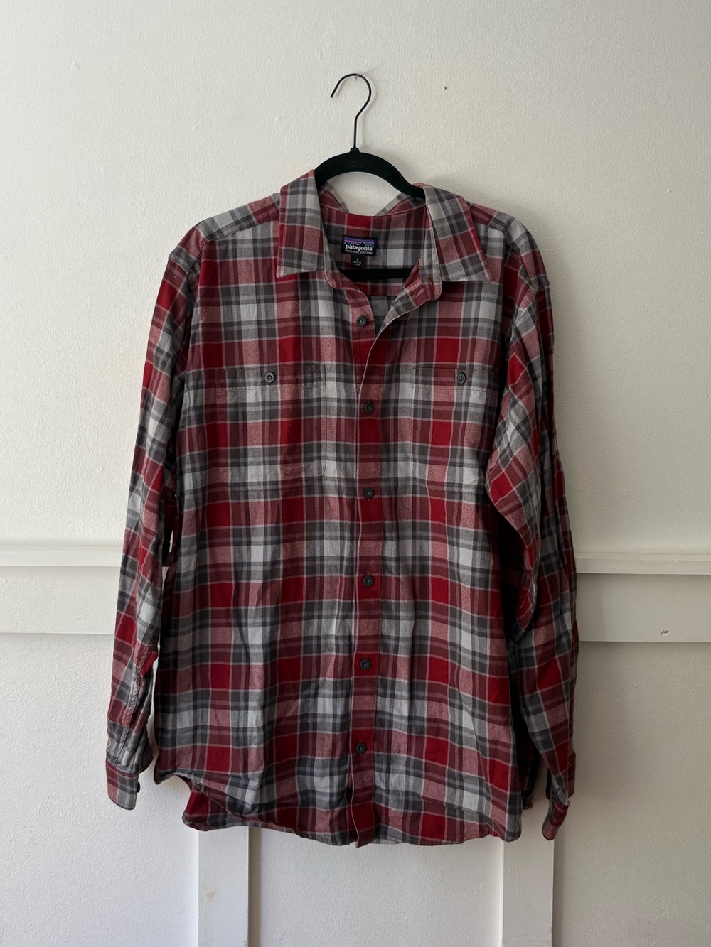 Patagonia Flannel Men's Red Plaid Shirt XL